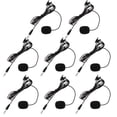 thumbnail image 4 of 8 Pcs Microphones de Diffusion en Direct en PVC Microphones de Téléphone Petits Clips sur Microphones, 4 of 8