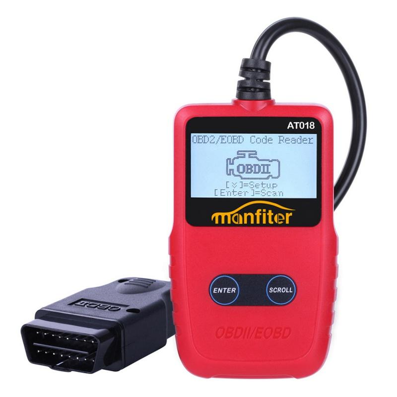 OBD2 Scanner, OBD2 Reader, Off Check Engine Light View Freeze Frame Data I/M Ready Smoke Check CAN OBD II Diagnostic Tool, Fault Code Reader, OBD 2 Scanner Tool For Cars - image 1 of 9