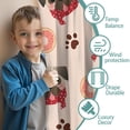 thumbnail image 3 of Blackout Kids Curtains,Pug and Donut Childrens Insulated Curtains Set Of 2,Bedroom Essentials,Toddler Room Decor 42x54in(106x137cm), 3 of 4