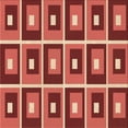 thumbnail image 1 of Ahgly Company Machine Washable Indoor Square Transitional Red Area Rugs, 6' Square, 1 of 7