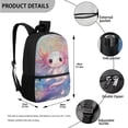 thumbnail image 3 of Uorisanigo Cute Salamander Backpack for Kids School Bag 4-in-1 Bookbag Set with Insulated Lunch Bag Pencil Case Water Bottle Holder for Teen Girls Boys Schoolbag Elementary Preschool Bookbag, 3 of 7