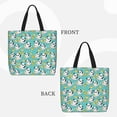 thumbnail image 2 of Honeii Panda Bathing Print Tote Bag, Reusable Grocery Shopping Bag,Shoulder Bag with Inner Pocket, 2 of 7