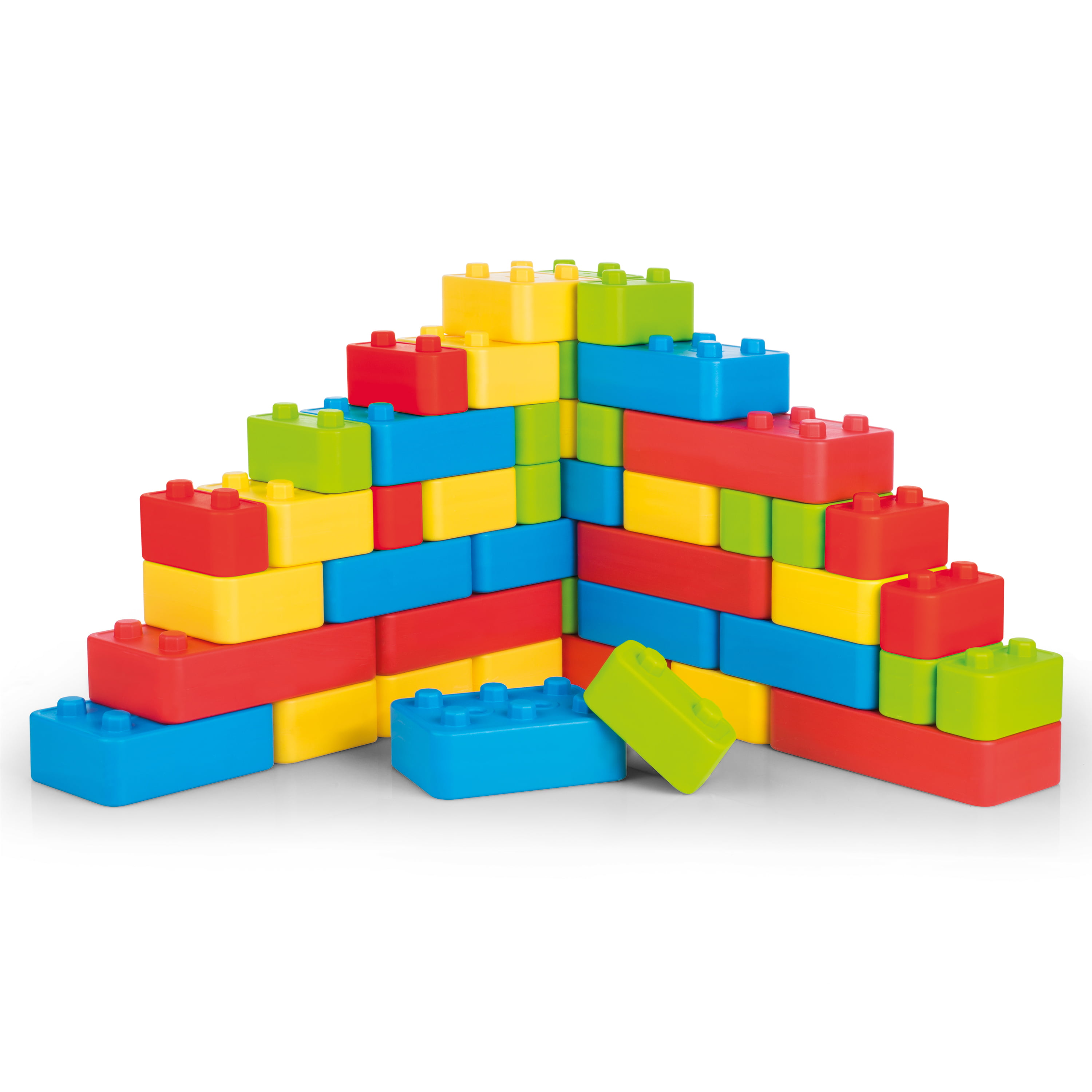 48 Piece Giant Building Bricks with Carrying Case Dolu Toys