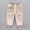thumbnail image 2 of KyCheLot Toddler Jogger Pantswarm Thick Fleece Lined Tapered Pull on Sweatpants for Boys Girls 2-10 Years, 2 of 7