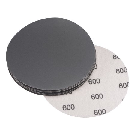 

Uxcell 6 Inch 600 Grit Hook and Loop Wet Dry Usable Silicon Carbide C-Weight Backing Sanding Disc 10Pack