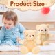 thumbnail image 2 of Peluche de peluche Hyden Bear, 30 cm, 24 unidades, para bebé, color beige, 2 of 7