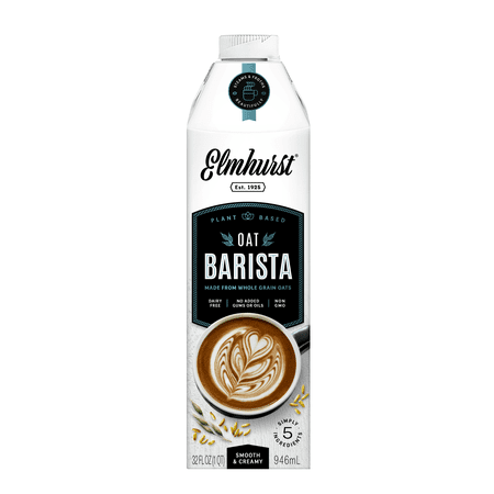 Elmhurst, Plant Based, Barista Oat Milk, 32 fl oz