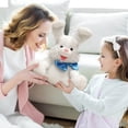 thumbnail image 3 of Musical Easter Bunny Stuffed Animal Toy with Waving Ears and Singing, Soft Plush Interactive Peekaboo Rabbit for Girls Boys Birthday Easter Gifts, 3 of 5