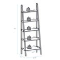 thumbnail image 4 of Casual Home 176-54 5-Shelf Ladder Bookcase, Warm Brown, 4 of 5