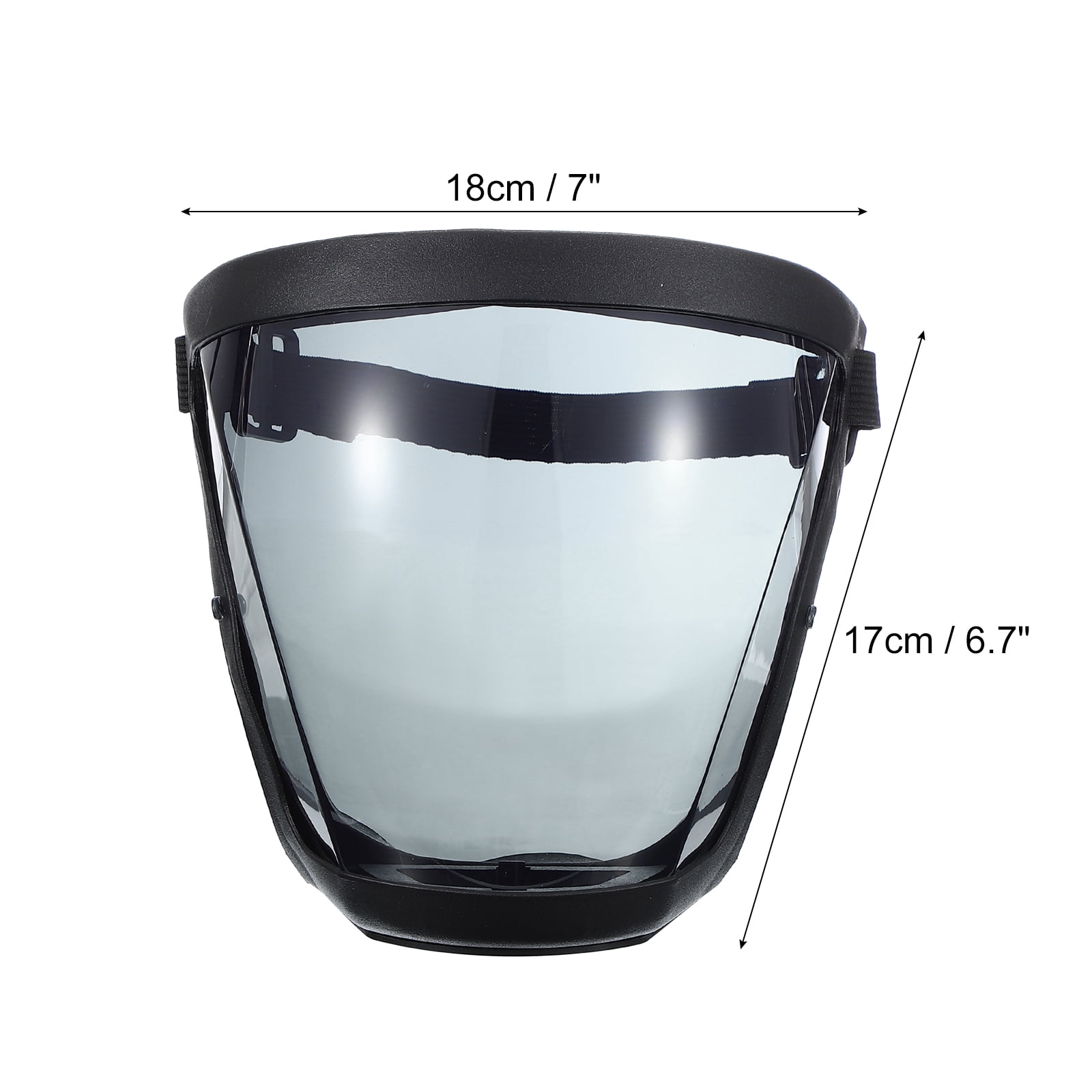 Uxcell Full Safety Face Shields, Anti Fogging Full Safety Face Protection Face Shields Grey