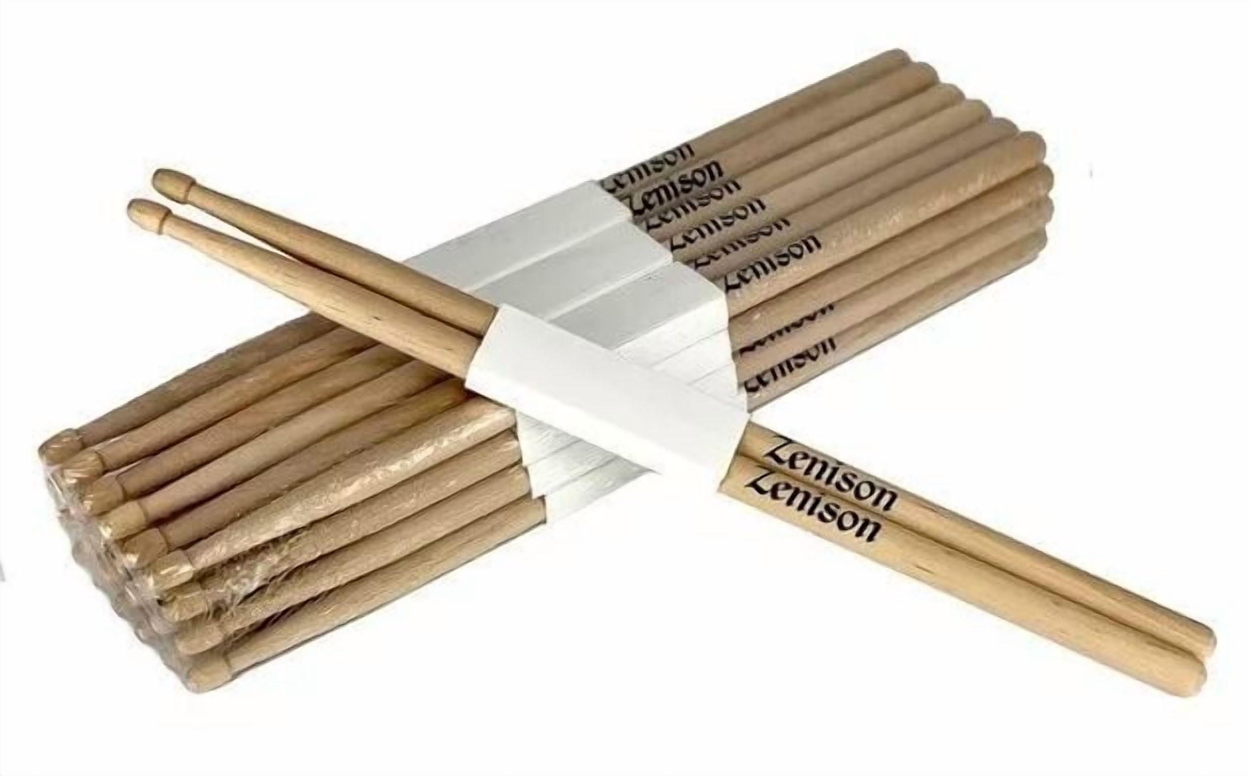 Zenison 48 Pairs- 5B Wood Acorn Tip Maple Drumsticks Professional 24 Drumsticks 96 Drum Sticks