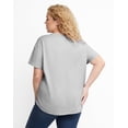 thumbnail image 3 of Hanes T-Shirt Short Sleeve Plus Sizes Originals Women Crewneck Tee  100% Cotton 2x-4x, 3 of 3