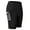 Black, variant on Women's High Waist Out Pocket Running Athletic Yoga Shorts Pants