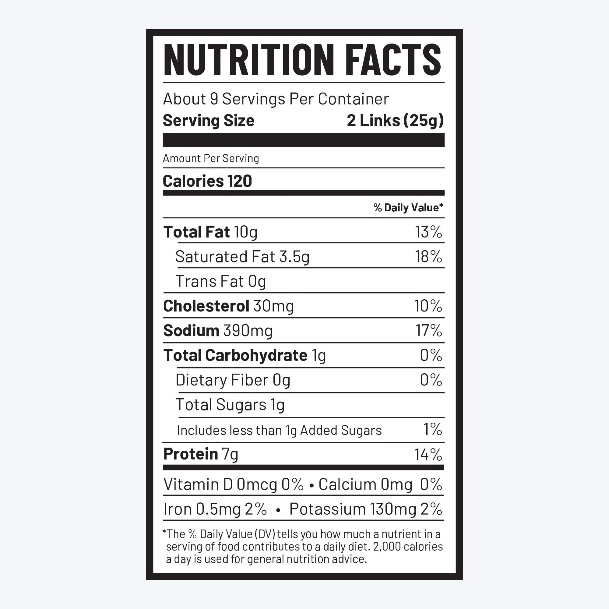 Duke's Pork Hot and Spicy Smoked Shorty Sausages, 7g Protein Per Serving, Valentine's Day Gift For Him, 7.5 oz.