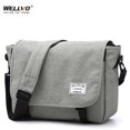 thumbnail image 2 of Bolsos tipo mensajero para hombre, de moda, para negocios, viajes, hombro, Oxford, maletín, unisex, bandolera, con solapa, XA144ZC, 2 of 5