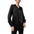 thumbnail image 3 of Clothing 2025 Super Soft Wrinkle Free Button Down Shirts for Women Formal Work Dress Blouses Tops Womens Button Down Shirts Boyfriend Long Sleeve Oversized Blouses Tops, 3 of 5