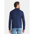 thumbnail image 3 of George Men's Mock Neck Pullover with Long Sleeves, Sizes S-3XL, 3 of 5