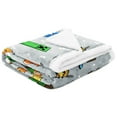 thumbnail image 5 of Minecraft Couverture au Toucher Soie avec Dos en Polaire Sherpa, 5 of 5