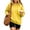 Yellow-B#20817GG, variant on Hearthz Graphic Hoodies for Women Solid Color Drop Shoulder Sweatshirt Womens Fall Winter Oversized Streetwear Fleece Lined Hoodie Women with Pocket Pink L