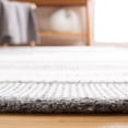 thumbnail image 6 of SAFAVIEH Kilim Adam Striped Polyester Area Rug, Ivory/Dark Grey, 3' x 5', 6 of 10