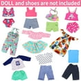 thumbnail image 2 of ZITA ELEMENT 10 Sets American 18 Inch Doll Clothes - 18 pcs Doll Clothing Dress Swimsuits Jumpsuit Tights for 18 Inch Girl Dolls, 2 of 8