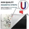 thumbnail image 4 of Welcome Spring Magnetic Mailbox Cover 18x21in Blooming Flowers Wreath Spring Summer Post Letter Box for Home Garden Yard, 4 of 6
