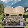 thumbnail image 3 of XYZCANDO Bird Camo Golf Cart Seat Cover with 4 Storage Pockets - Universal Non-Slip Washable Protector for 2-Seat Golf Carts, 3 of 9