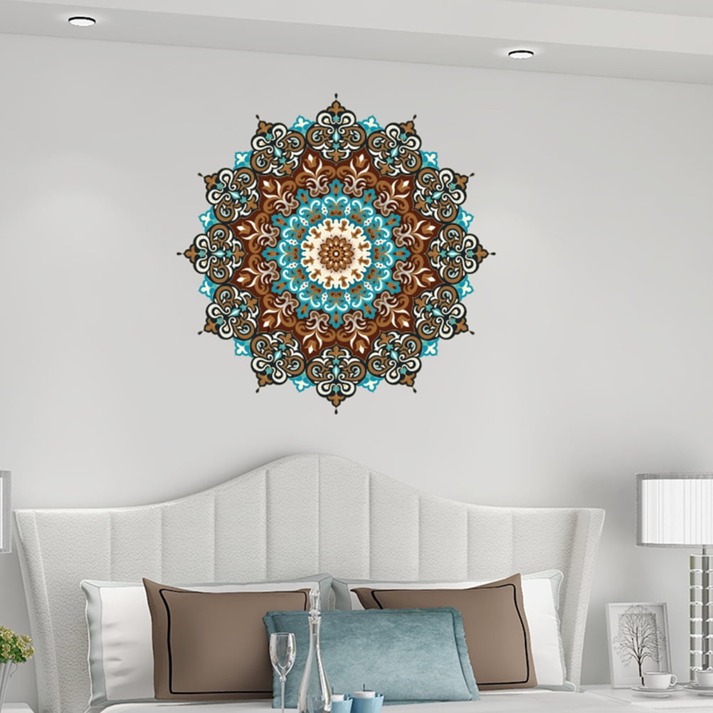 1 Sheet Wall Stickers Decorative Wall Decals Self adhesive Mandala Stickers for Living Room Walmart