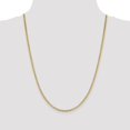 thumbnail image 2 of Leslie's Real 10kt Yellow Gold 2.4mm Flat Anchor Chain; 24 inch; Lobster Clasp; for Adults and Teens; for Women and Men, 2 of 5