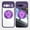 Darkpurple, variant on for Google Pixel 10 / 10 Pro Back Case with Lens Protector, Slim TPU Frame Rotating Ring Bracket Magnetic PC Clear Back Anti-Scratch Anti-fingerprint Phone Case for Google Pixel 10 / 10 Pro, Gray