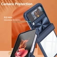 thumbnail image 5 of SOATUTO for Samsung Galaxy Z Fold 4 Case Built in Slide Camera Cover Premium Clear Heavy Duty Shockproof Coverage Protective Case Cover for Samsung Galaxy Z Fold 4 5G 2022 - Blue+Pink, 5 of 6