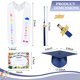 thumbnail image 2 of Conjunto de toga y birrete de graduación para jardín de infantes Mukum con borlas, 2024 dijes, estolas de graduación para niños, jardín de infantes preescolar, 2 of 5
