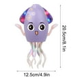 thumbnail image 3 of SPOORYYO Smart Wiggly Wonder Dancing Squid Toy – Interactive Crawling Robot with Obstacle Avoidance, Lights & Music – Self-Charging USB Pet Toy for Cats & Dogs – Fun Sensory Play with 8-Leg Action, 3 of 9
