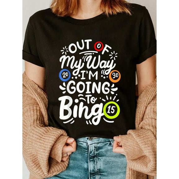 100% Cotton Bingo Bingo Bingo Night Bingo T-Shirt