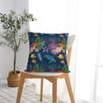 thumbnail image 5 of Pofeuu Undersea Animals Print Double-sided plush pillowcase Square Throw Pillow Covers Pillows Cover for Living Room Bedroom Sofa Couch Cushion Cover（No pillow core）-22"x22", 5 of 7