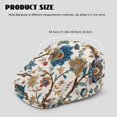thumbnail image 4 of Chririnla Vintage Floral Print Mens Forward Beret Hat, Retro Polyester Flat Beret for All Season Travel and Walking, 4 of 4