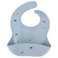 thumbnail image 1 of Baberos de silicona unisex para niños pequeños Baberos para bebés Recogedor de alimentos ajustable para bebés de 1 a 3 años, 1 of 14
