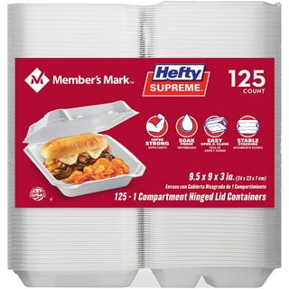 Hefty 3 Compartment Soak Proof Plates Disposable White 45 Pack - Office  Depot