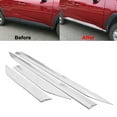 thumbnail image 1 of Side 4pcs ABS  Plated Body Side Molding Cover Trim Car Accessory Fit For  2019 2020, 1 of 8