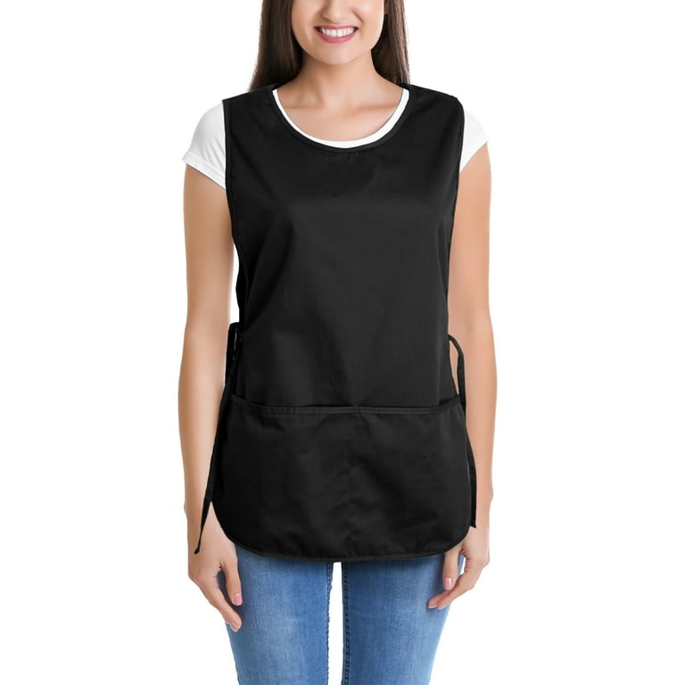 トップス PERVERZE 2-Pockets Top and Apron / Black DALIX Cotton Cobbler Apron for Adults, Workhouse Keeping