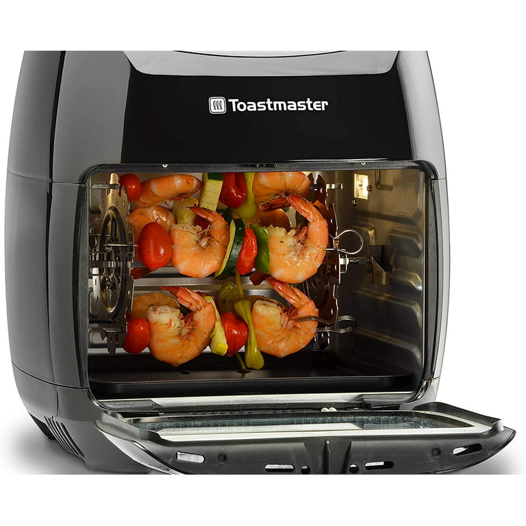 Hamilton Beach 11.6 qt Digital Air Fryer Oven with Rotisserie, Black