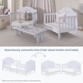thumbnail image 7 of Dream On Me Rose 3-in-1 Convertible Toddler Bed, Greenguard Gold and JPMA Certified, Lavender Ice, 7 of 7