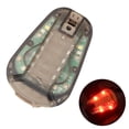 thumbnail image 1 of Luz estroboscópica para casco Resistente al agua Lámpara montada en casco Supervivencia Flash de seguridad yeacher Luz al aire libre, 1 of 7