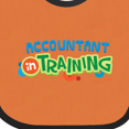 thumbnail image 4 of Inktastic Accountant in Training Accounting Boys or Girls Baby Bib, 4 of 4