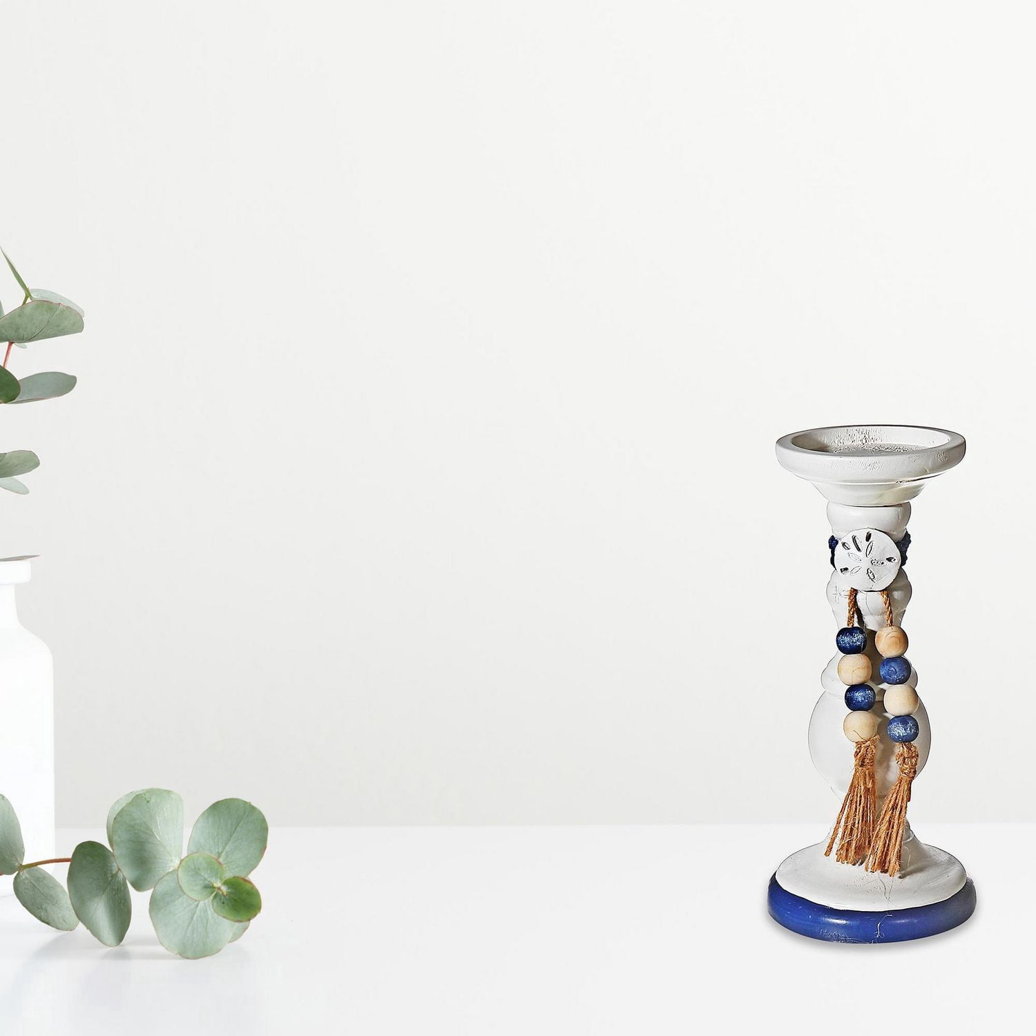 IH Casa Decor Pilier Bandlerser Avec Guirlande Perlée 9.25"