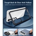 thumbnail image 5 of KOMI for Samsung Galaxy S25-Plus Case: Military Grade Drop Protection Anti Yellowing Cell Phone Cover - Rugged Shockproof Protective Bumper Transparent Cases Black, 5 of 5