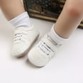 thumbnail image 5 of TAIAOJING Baby Boys Girls Trainers Non- Toddler PU Leather Soft Sole Baby Shoes 9-12 Months, 5 of 9