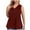 #250320 Wine, variant on Aloohaidyvio Women's Plus Size Cotton Tank Tops V Neck Loose Casual Sleeveless Tops