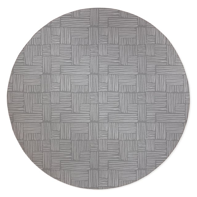 Rails Grey Indoor Floor Mat by Kavka Designs