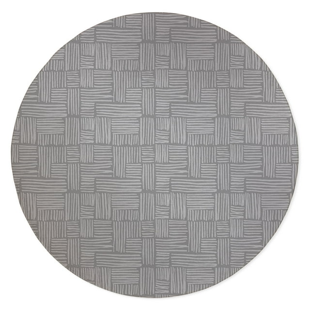 Rails Grey Indoor Floor Mat by Kavka Designs